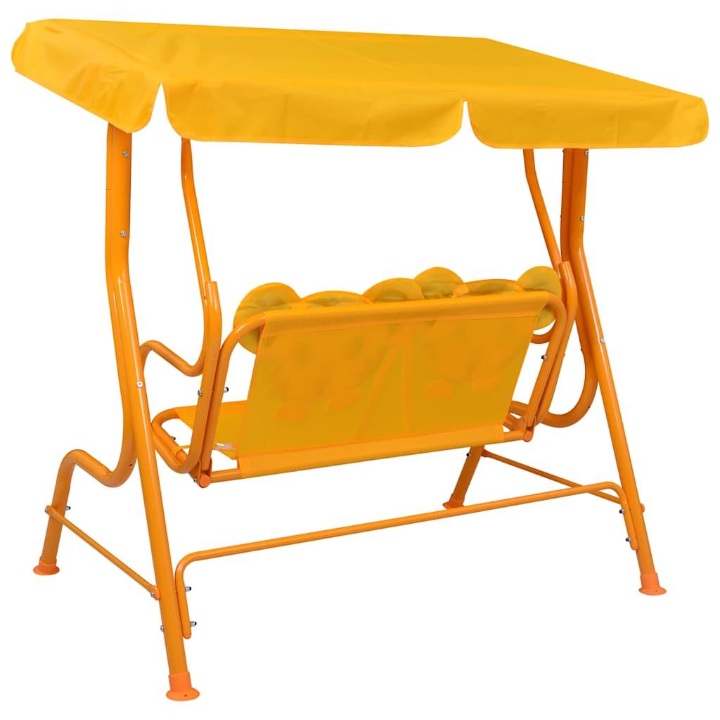 Banco balancín para niños tela 115x75x110 cm
