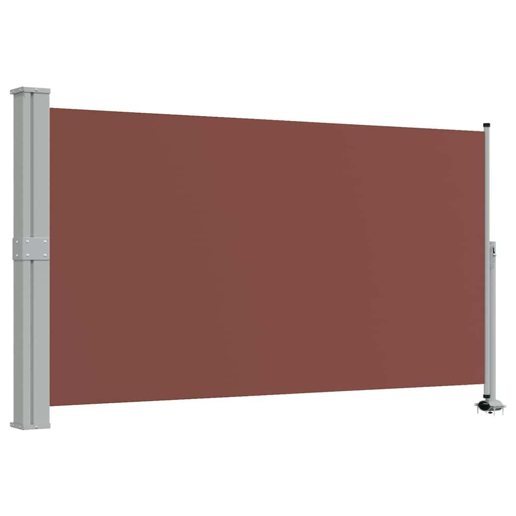 Toldo lateral retráctil para patio gris antracita 140x1200 cm