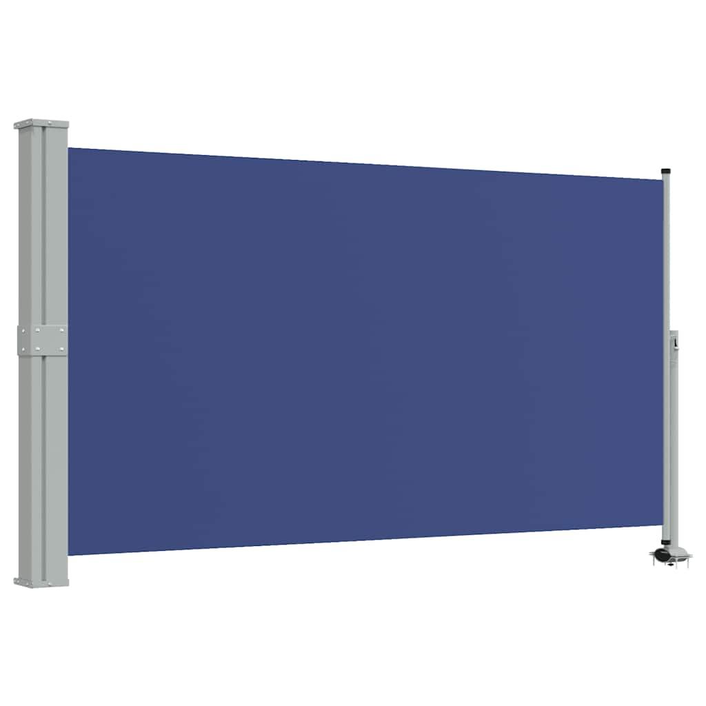 Toldo lateral retráctil para patio gris antracita 140x1200 cm
