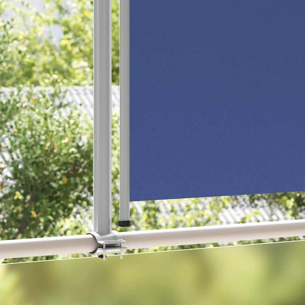 Toldo lateral retráctil para patio gris antracita 140x1200 cm
