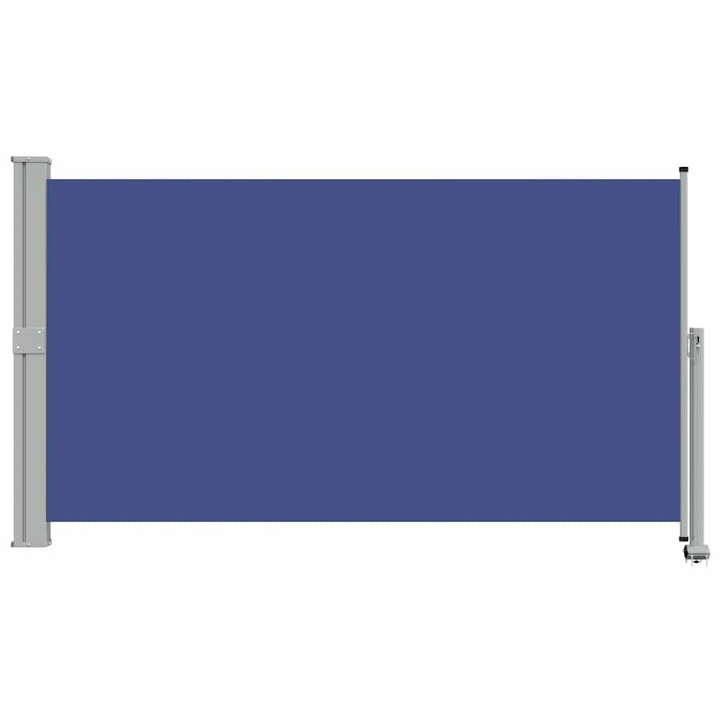 Toldo lateral retráctil para patio gris antracita 140x1200 cm