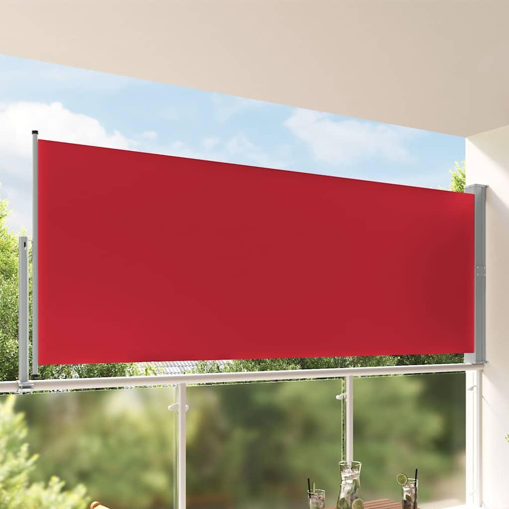 Toldo lateral retráctil para patio gris antracita 140x1200 cm