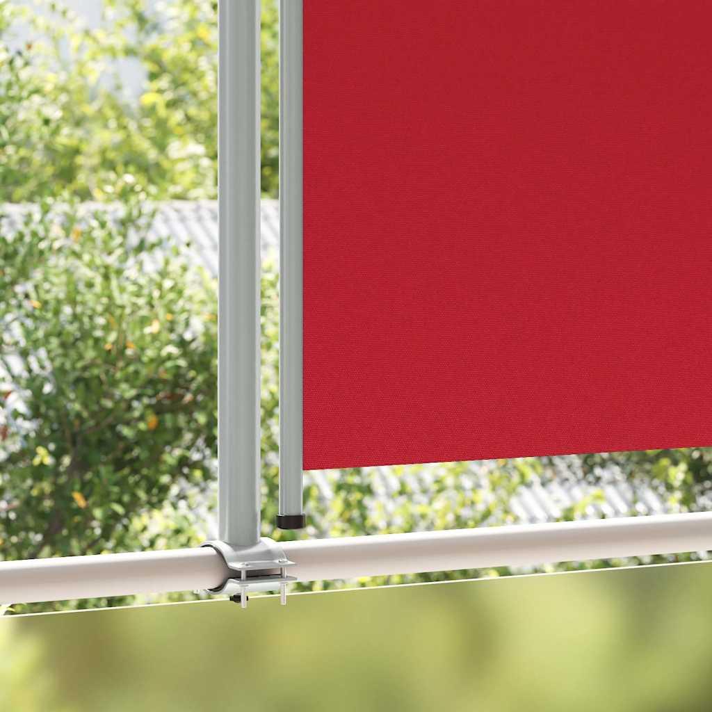 Toldo lateral retráctil para patio gris antracita 140x1200 cm