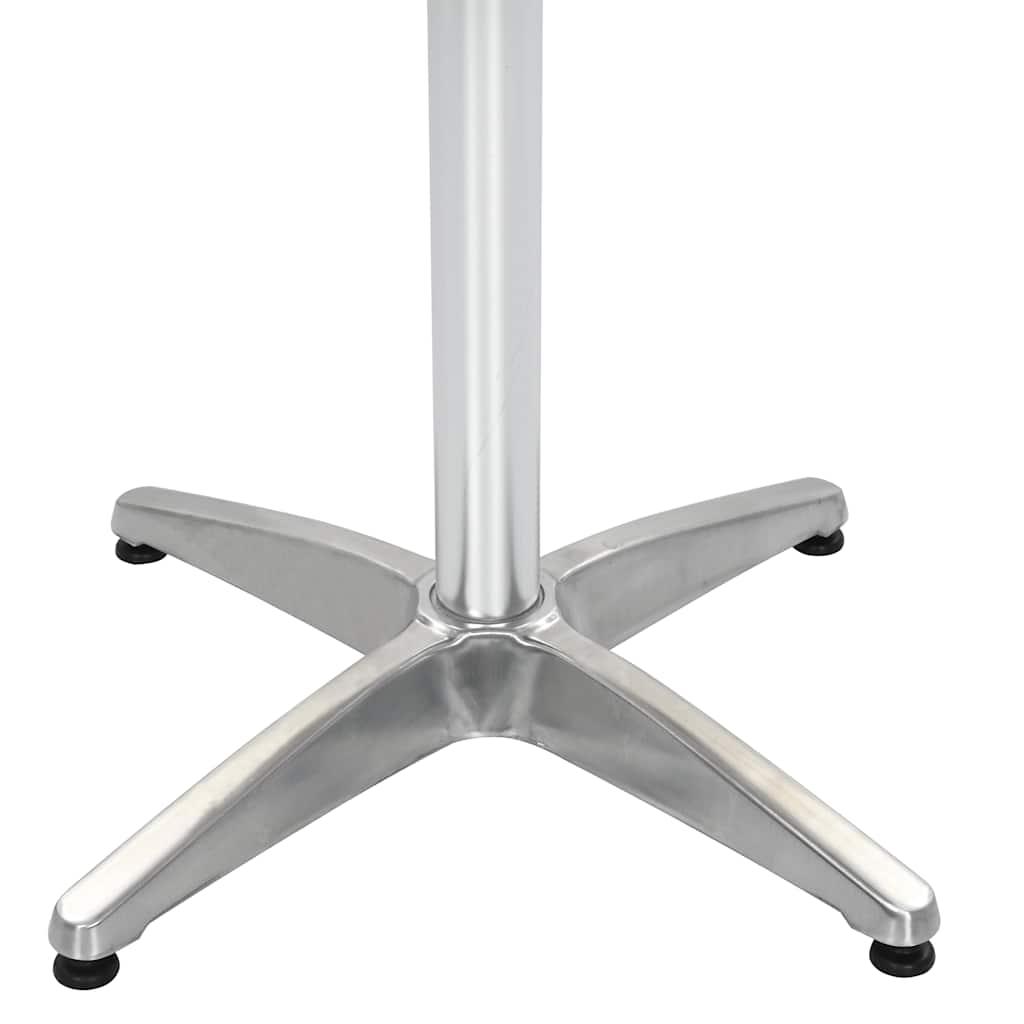 Mesa de jardín de aluminio y WPC