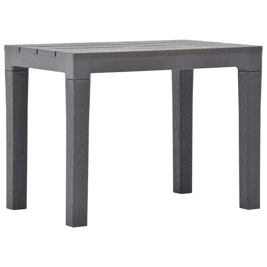 Mesa de jardín con 2 bancos plástico blanco