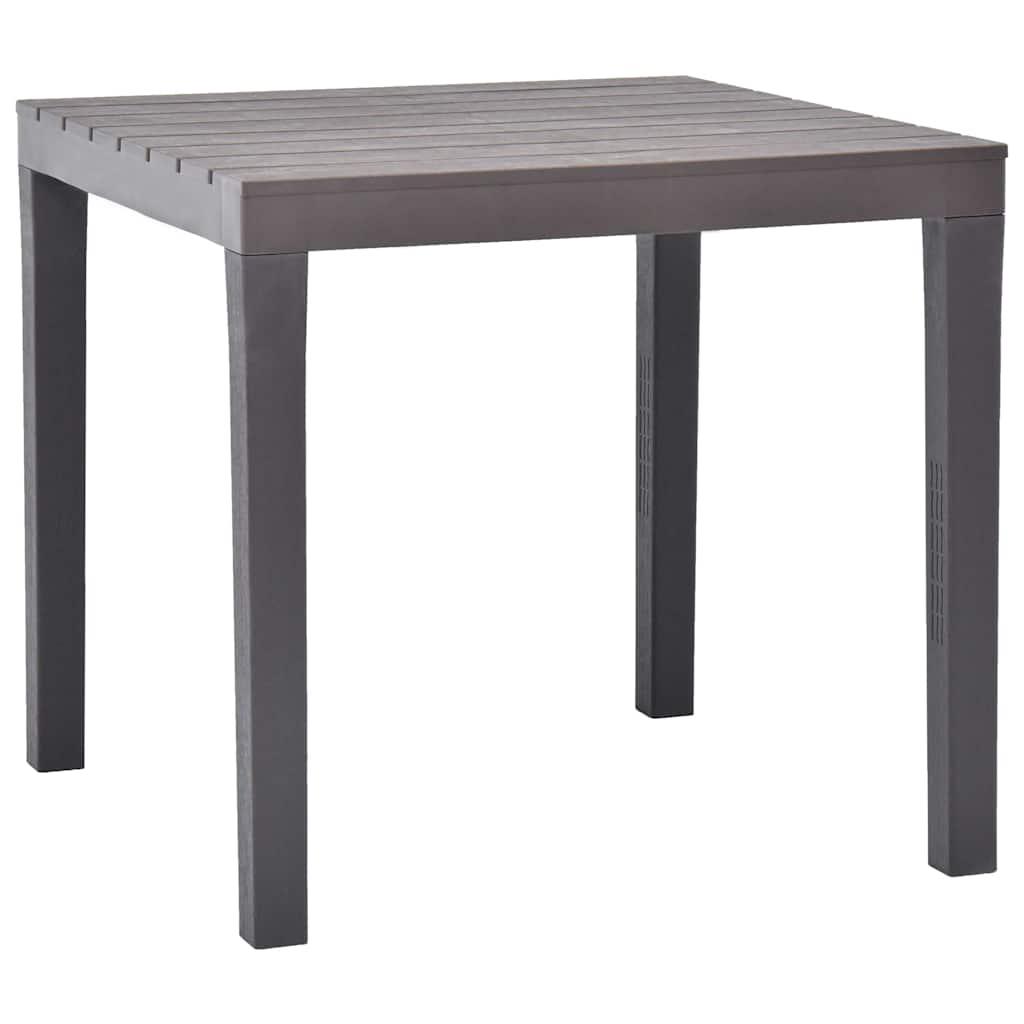 Mesa de jardín con 2 bancos plástico blanco