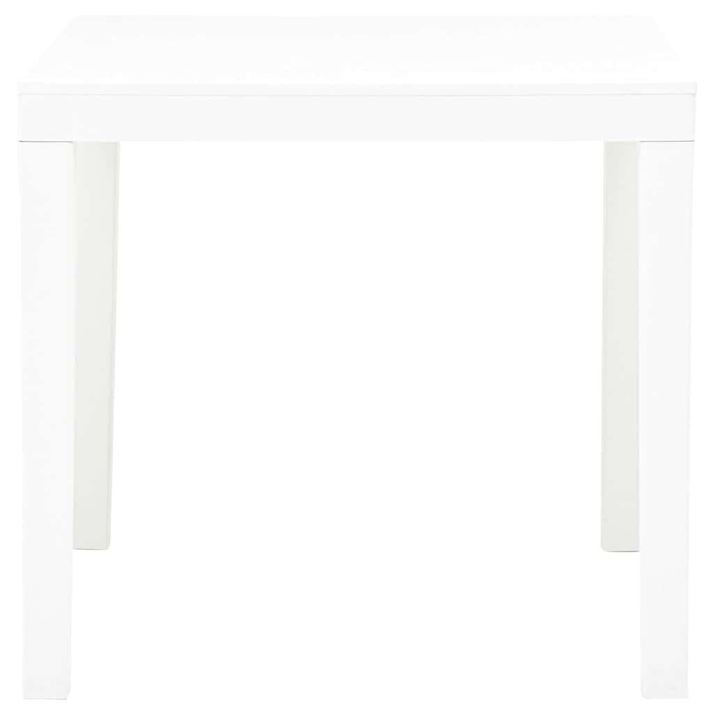 Mesa de jardín de plástico gris antracita 216x90x72 cm
