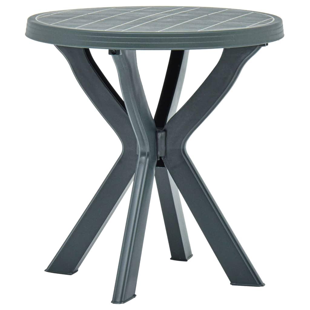 Mesa bistró plástico gris antracita 70x70x72 cm