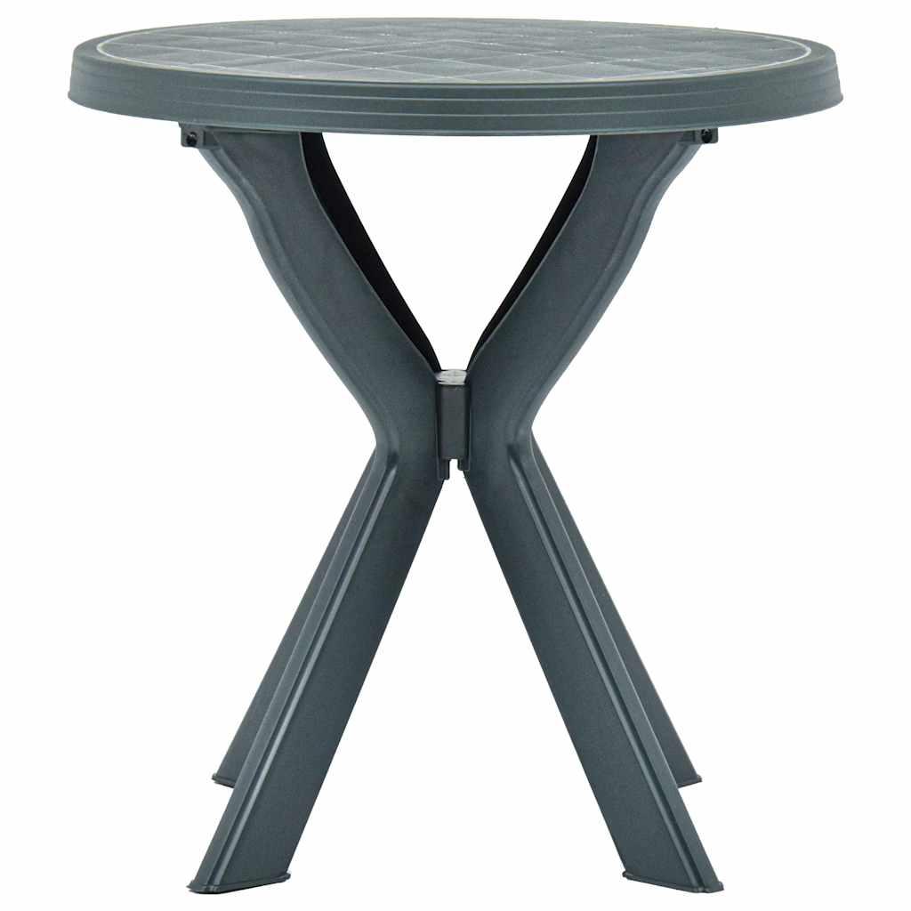Mesa bistró plástico gris antracita 70x70x72 cm
