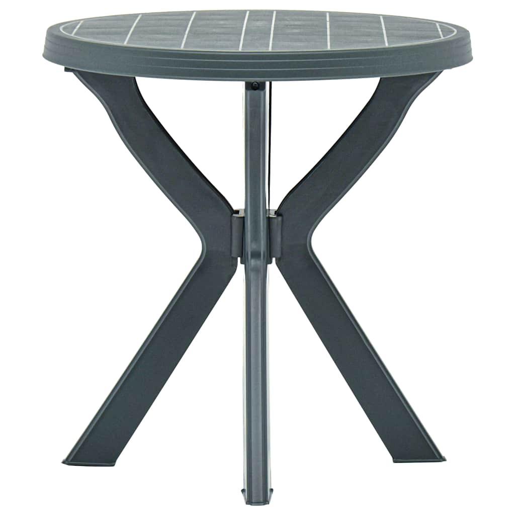Mesa bistró plástico gris antracita 70x70x72 cm