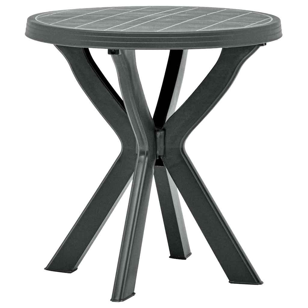 Mesa bistró plástico gris antracita 70x70x72 cm