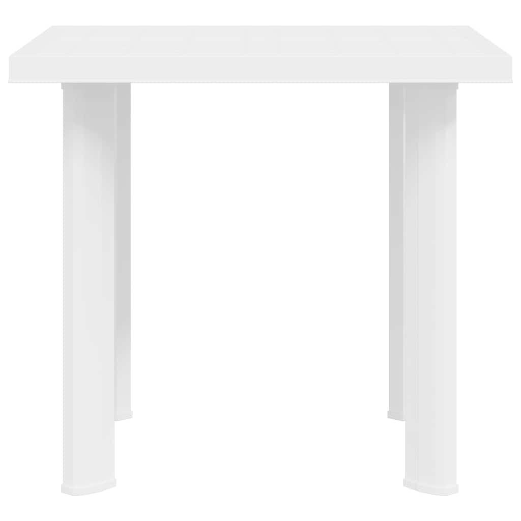Mesa de jardín de plástico gris antracita 216x90x72 cm