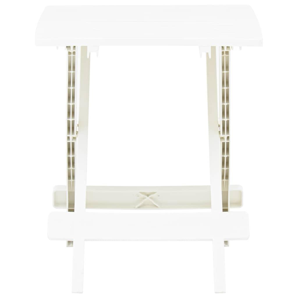 Mesa plegable de jardín plástico gris antracita 45x43x50 cm