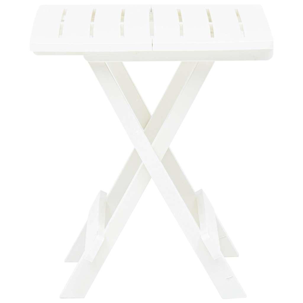 Mesa plegable de jardín plástico gris antracita 45x43x50 cm