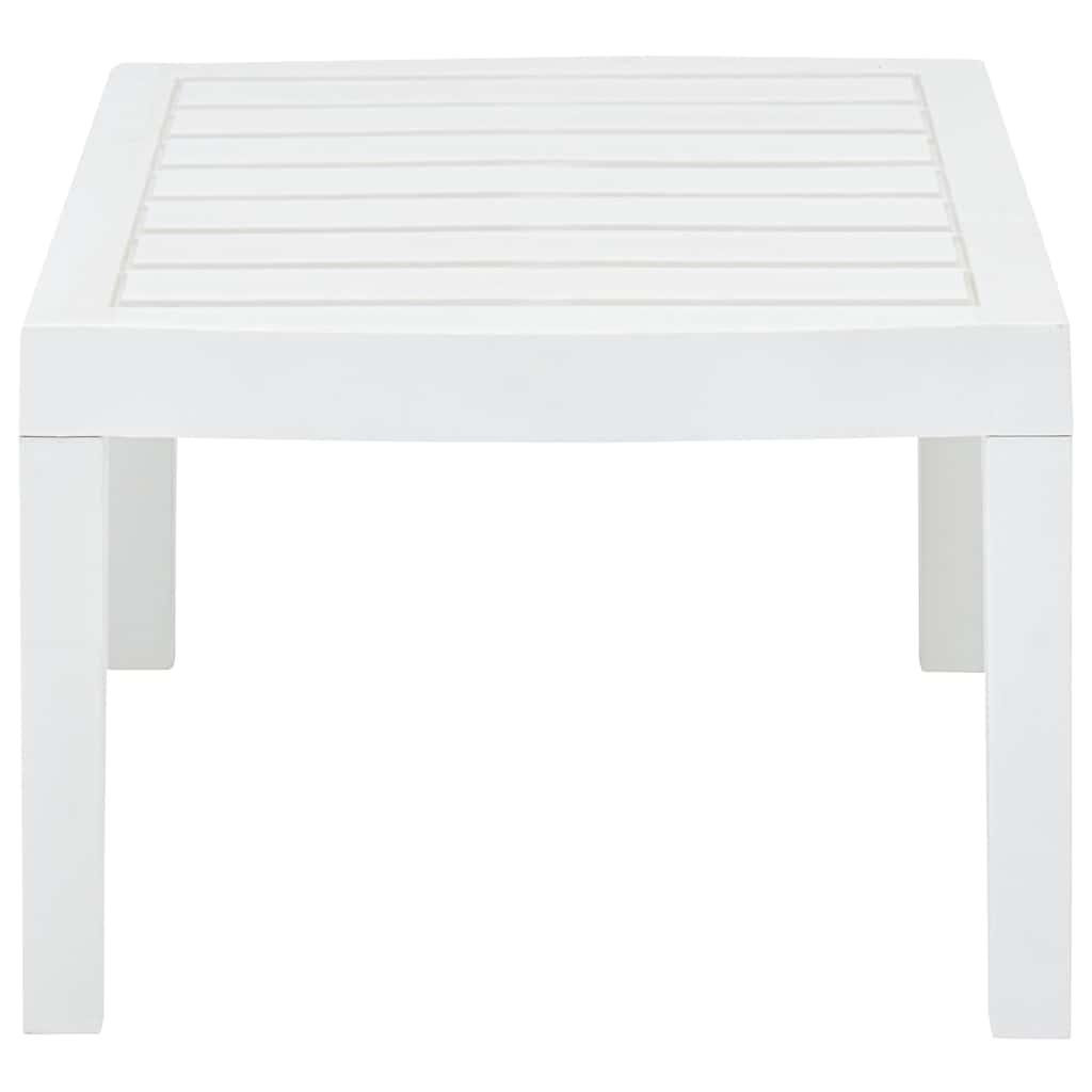 Mesa de jardín de plástico gris antracita 216x90x72 cm