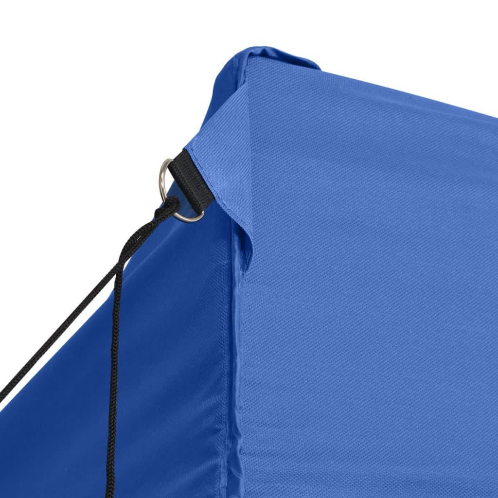 Carpa plegable profesional con 4 paredes acero blanco 280x410x315 cm