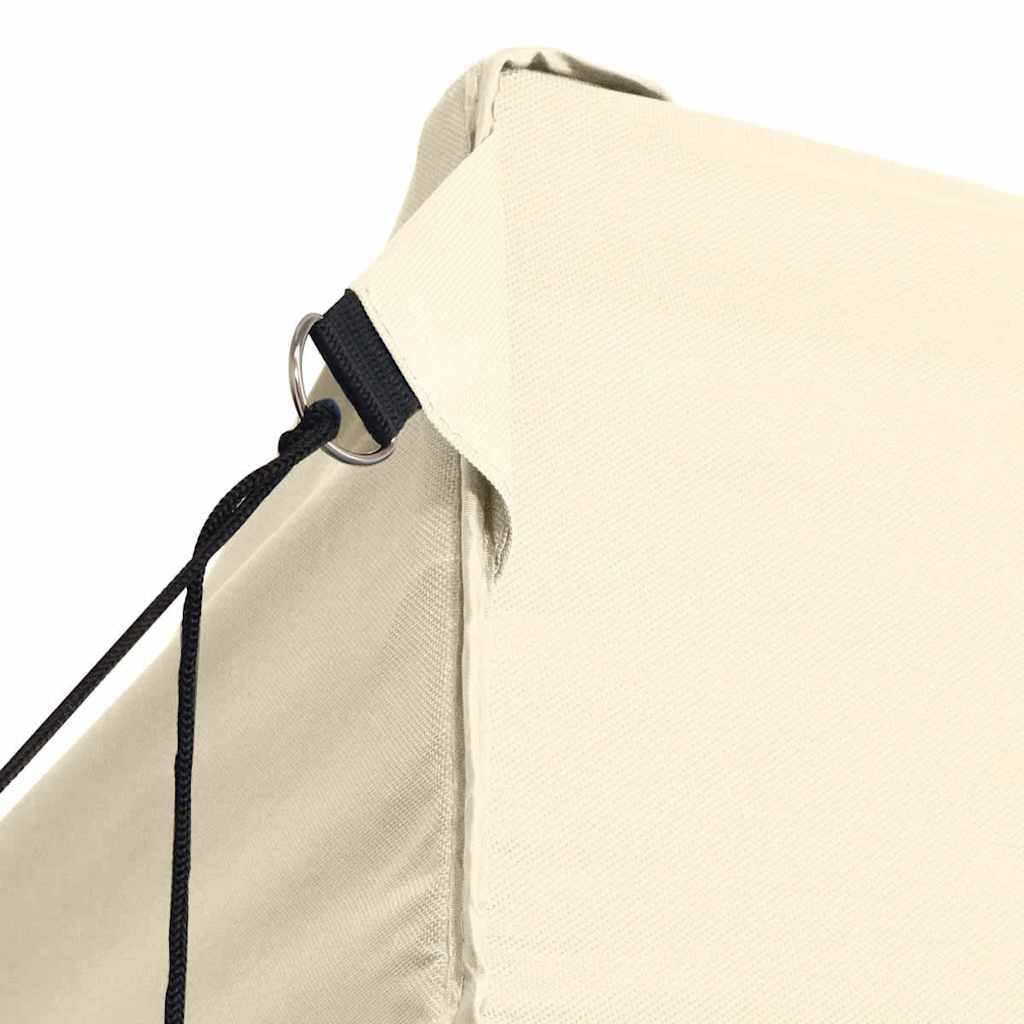 Carpa plegable profesional con 4 paredes acero blanco 280x410x315 cm