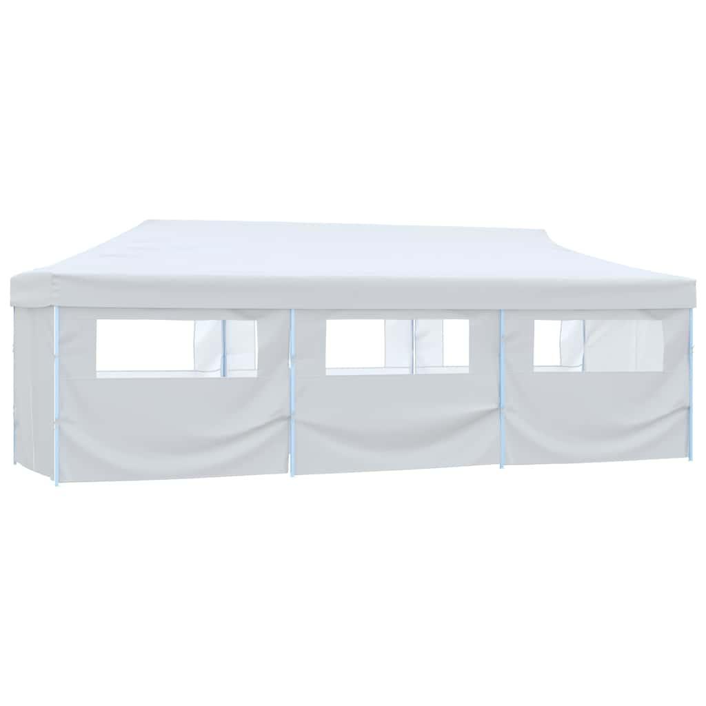 Carpa de fiestas pop-up plegable con 8 paredes antracita 870x291x315 cm