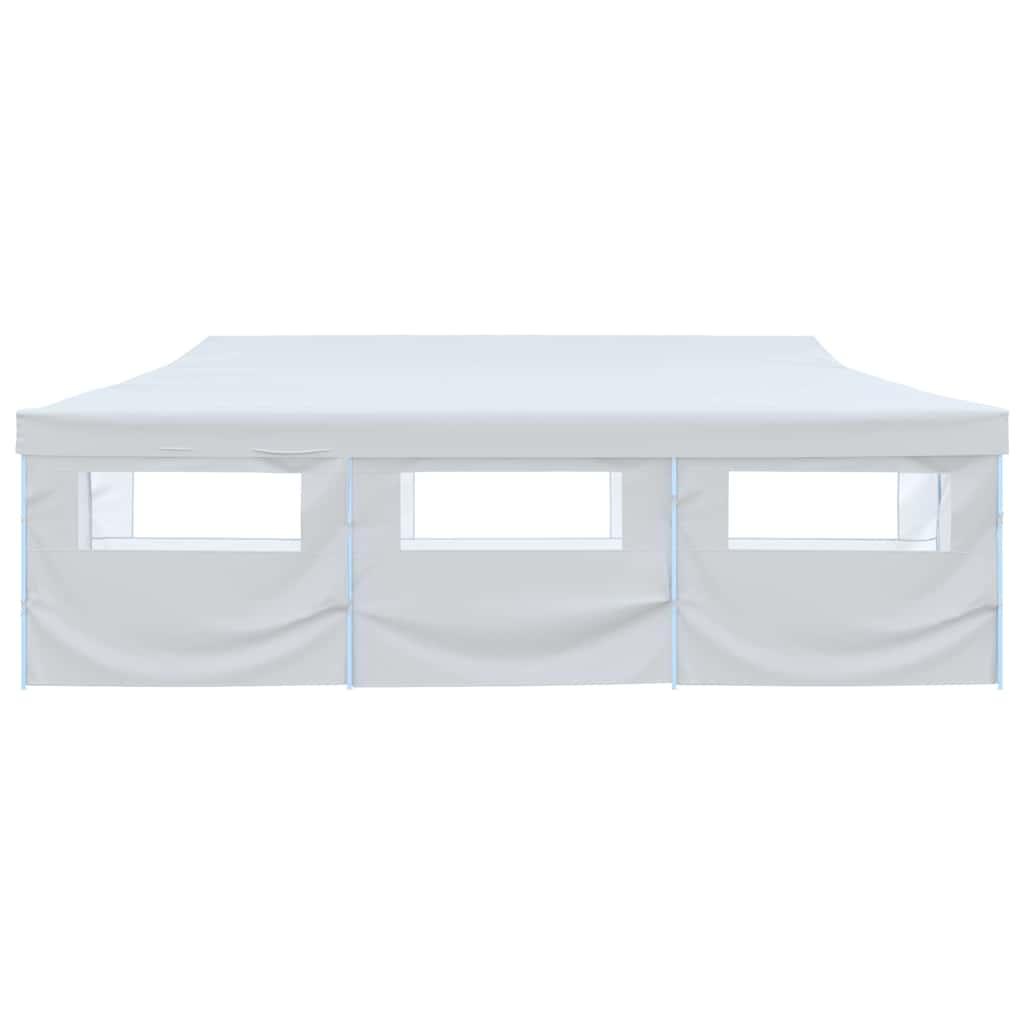 Carpa de fiestas pop-up plegable con 8 paredes antracita 870x291x315 cm