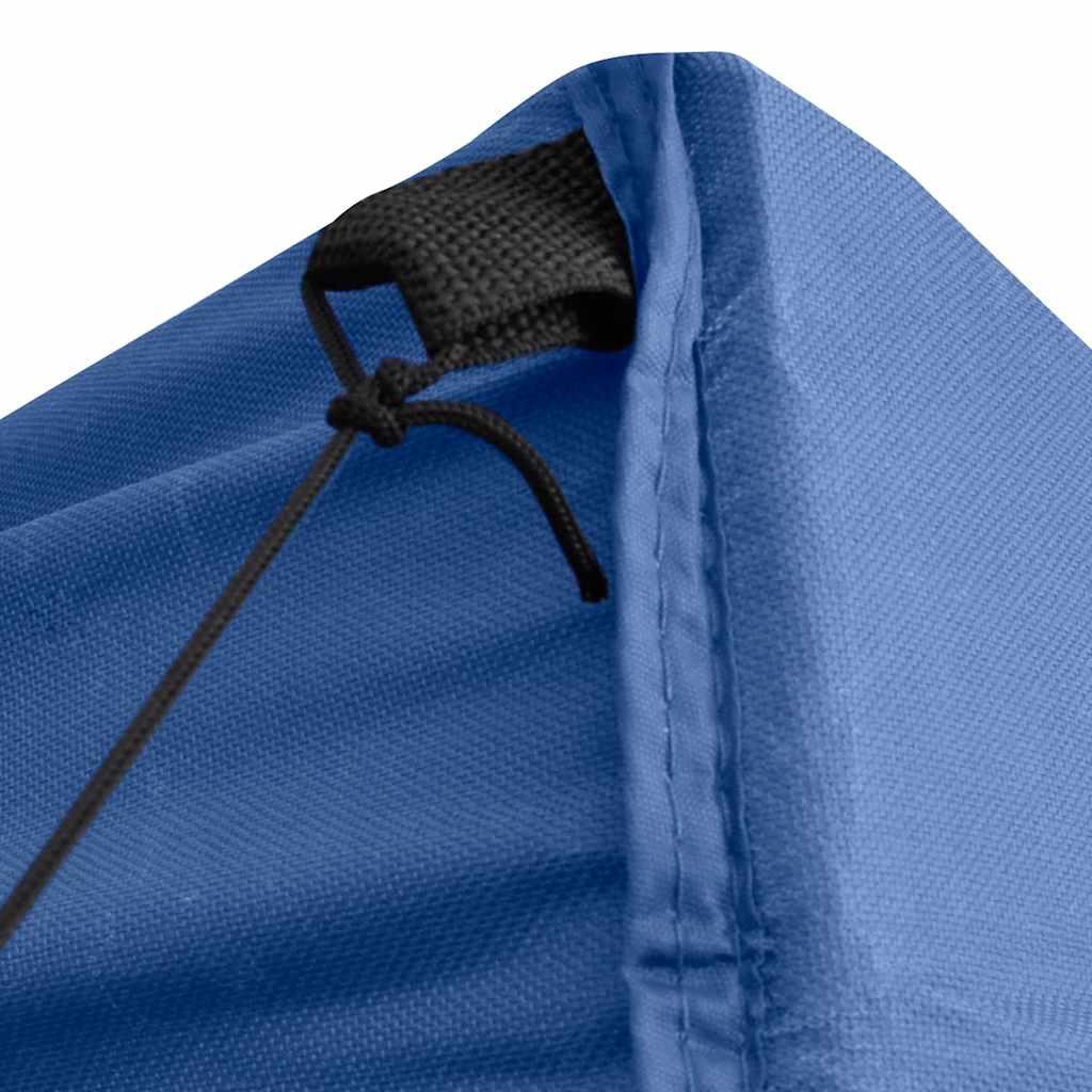 Carpa plegable profesional con 4 paredes acero blanco 280x410x315 cm