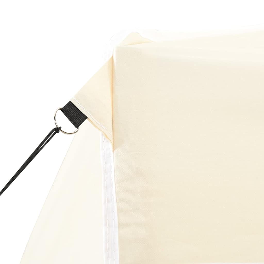 Carpa plegable profesional con 4 paredes acero blanco 280x410x315 cm