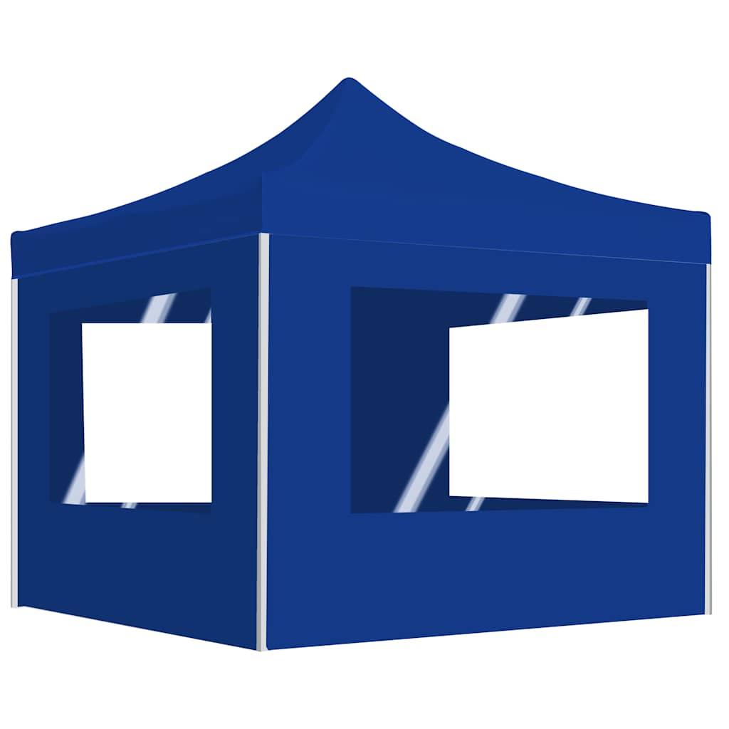 Carpa plegable profesional paredes aluminio color crema 2x2 m
