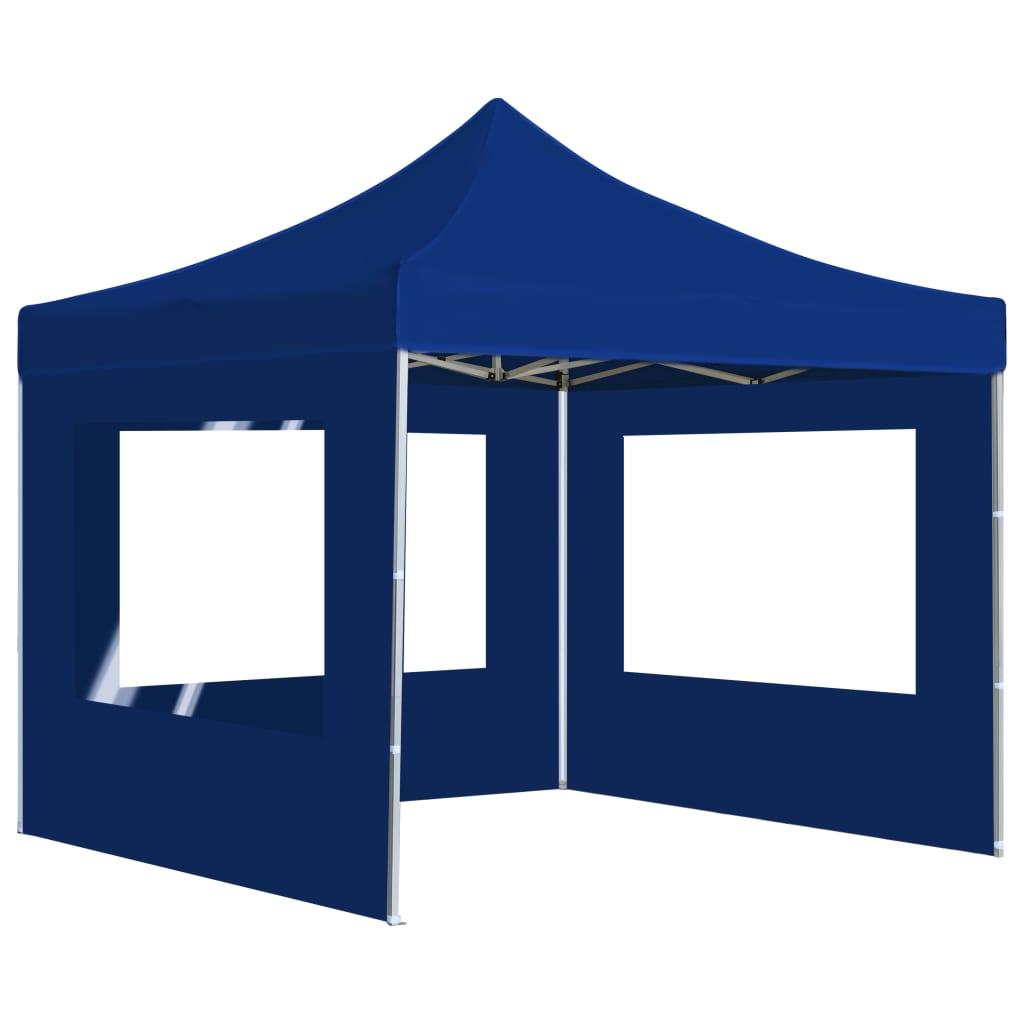 Carpa plegable profesional paredes aluminio color crema 2x2 m