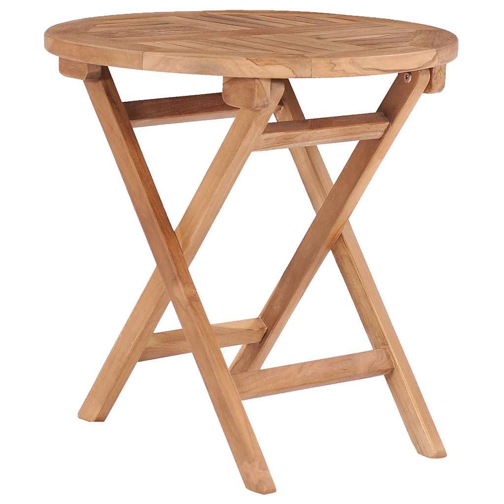 Mesa de jardín plegable madera maciza de teca