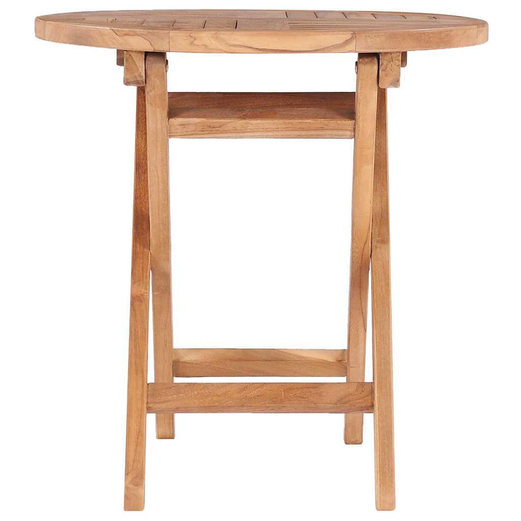 Mesa de jardín plegable madera maciza de teca