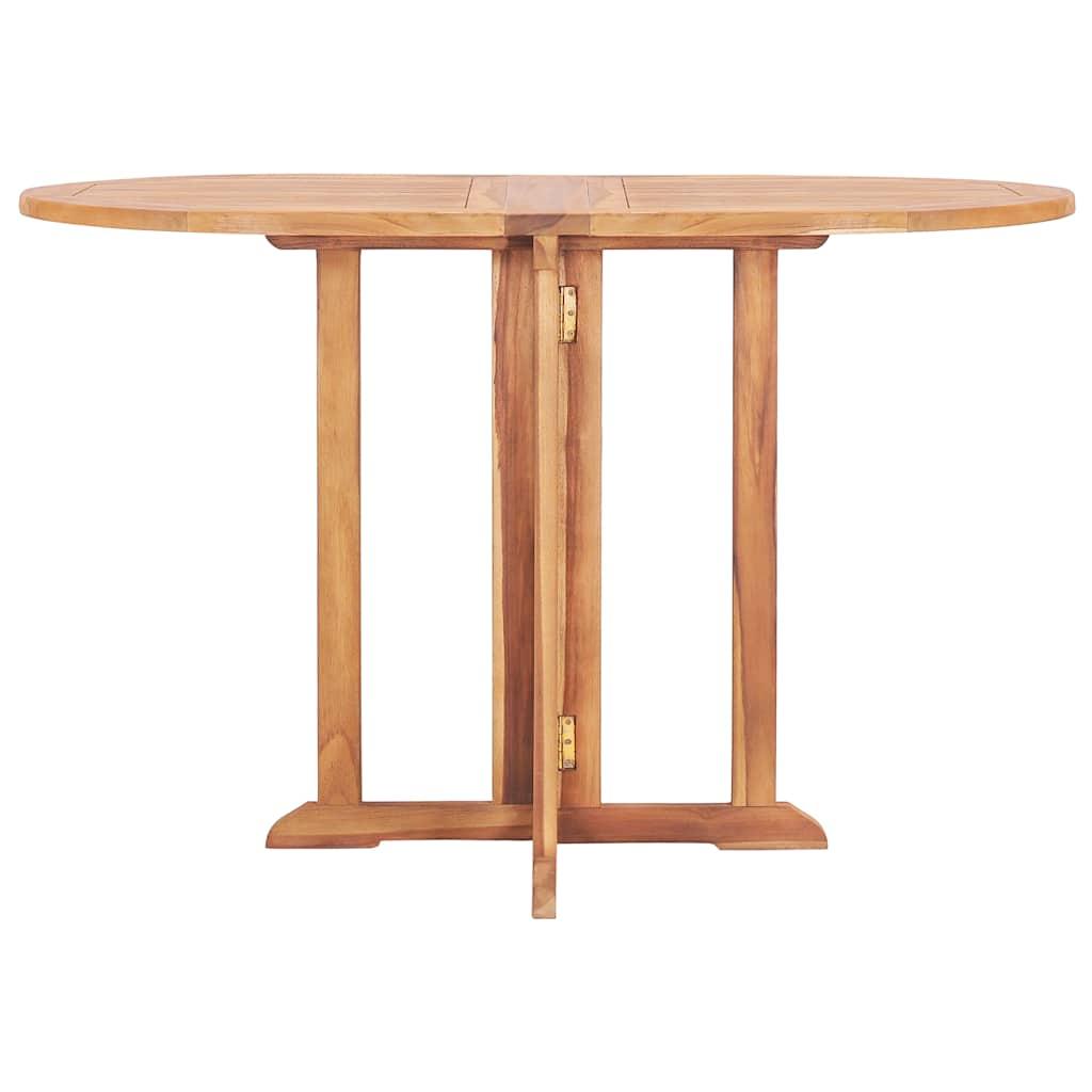 Mesa de jardín plegable Butterfly madera de teca 120x70x75 cm