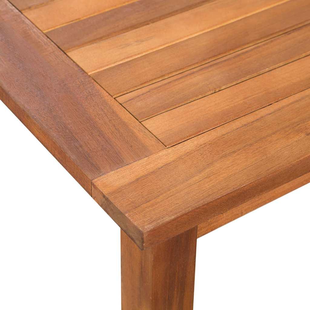 Set de comedor de jardín 5 pzas ratán sintético negro y marrón