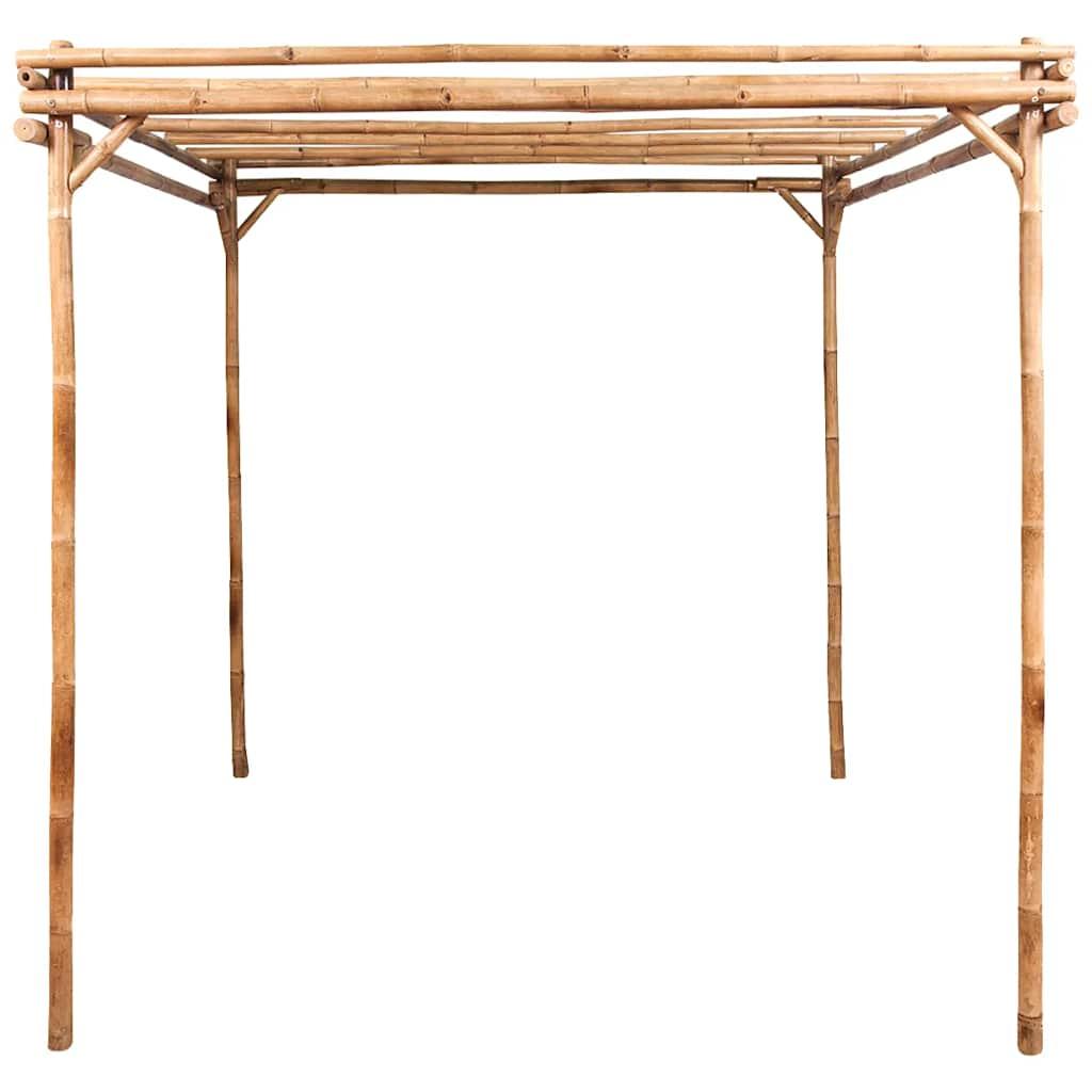 Pérgola de bambú