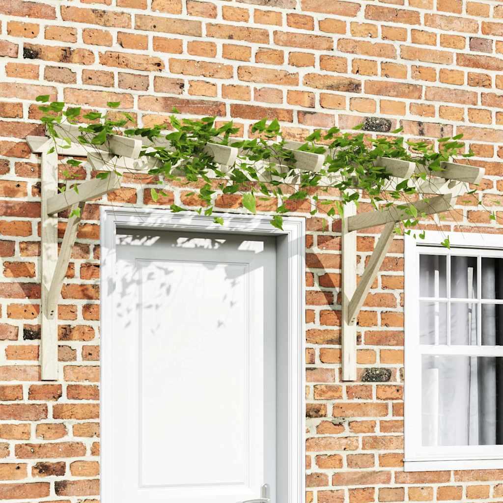 Pérgola de puerta madera maciza de pino