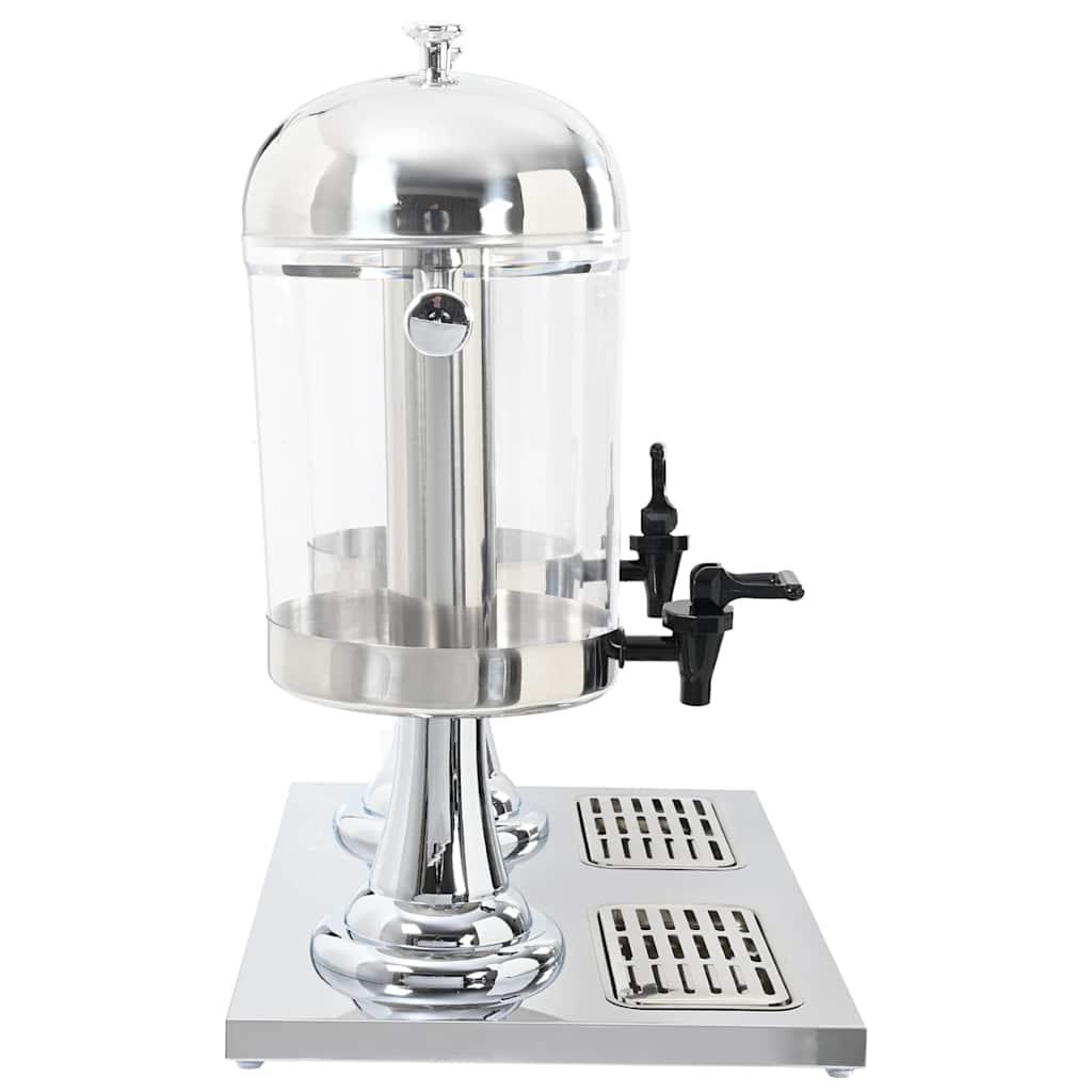 Dispensador de zumo doble acero inoxidable 2 x 8 L
