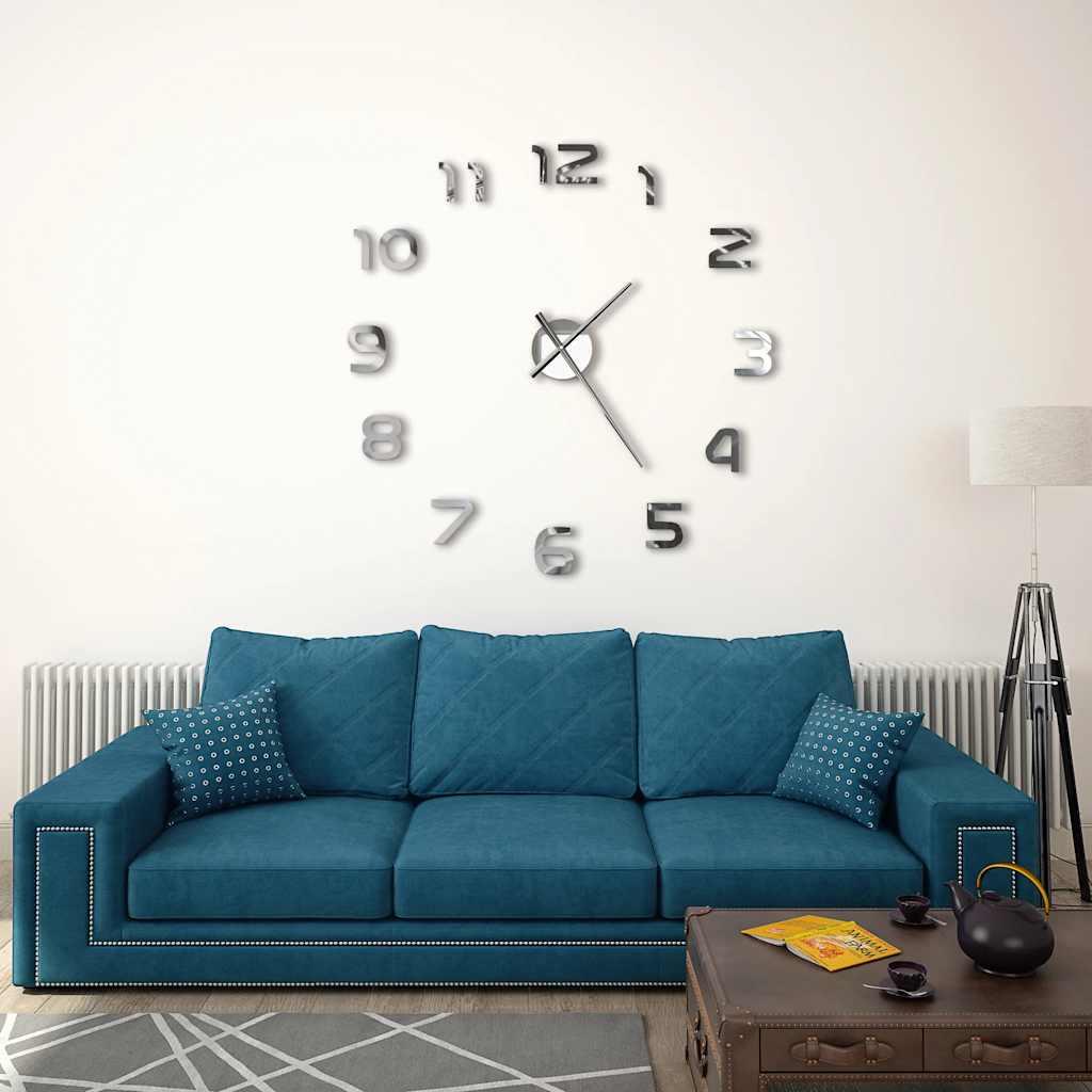 Reloj 3D de pared con diseño moderno 100 cm XXL