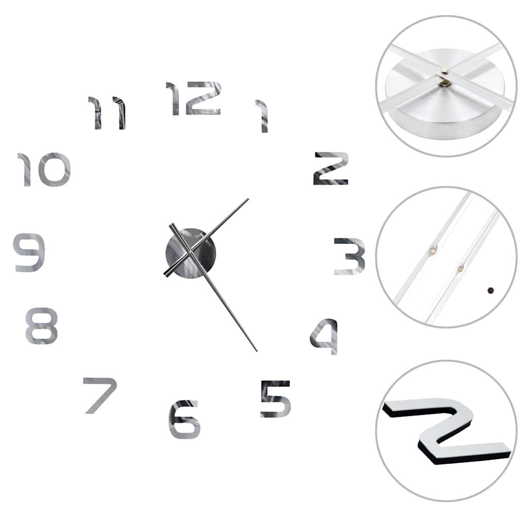 Reloj 3D de pared con diseño moderno 100 cm XXL