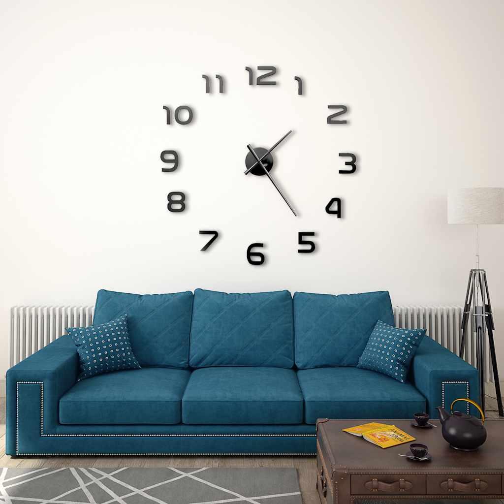 Reloj 3D de pared con diseño moderno 100 cm XXL
