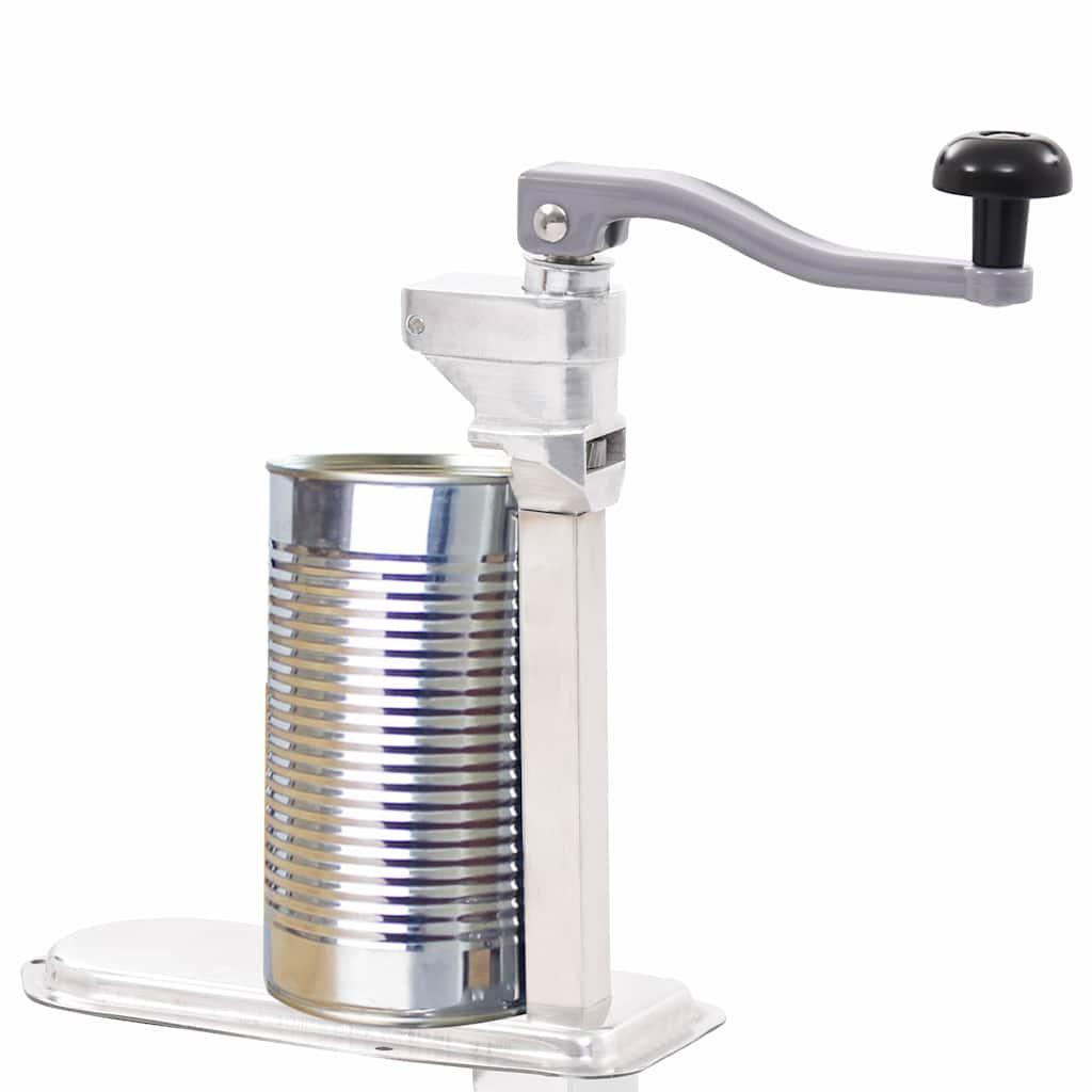 Abridor latas de aluminio y acero inoxidable plateado 70 cm