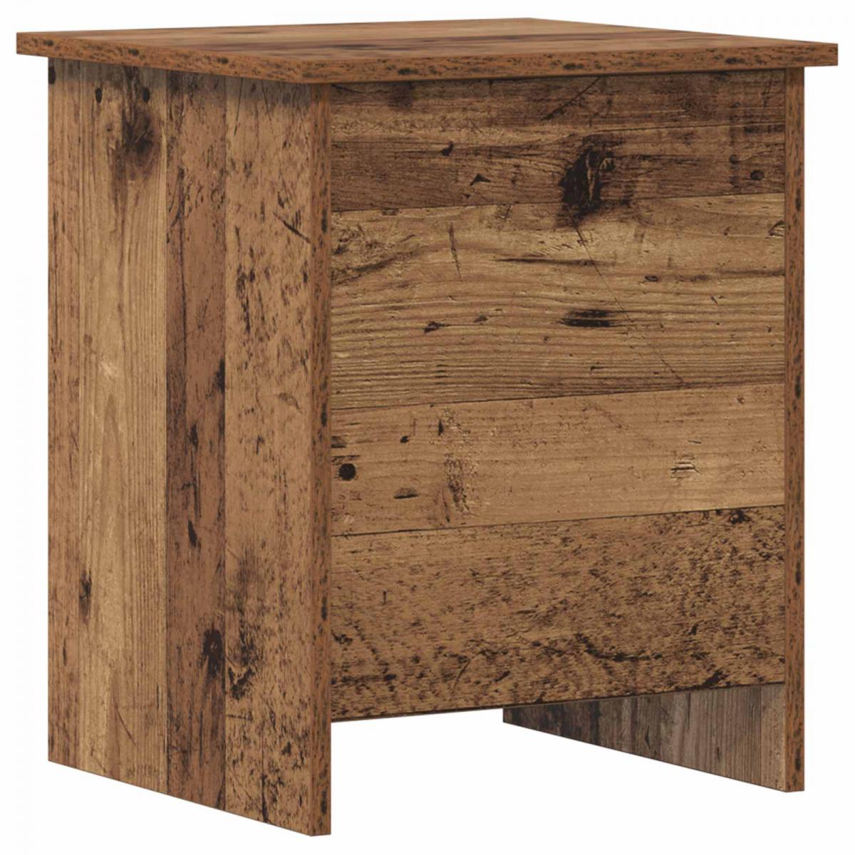 Baúl de almacenamiento Madera envejecida