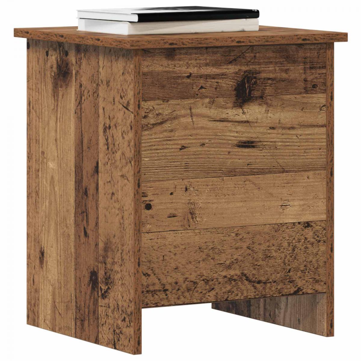 Baúl de almacenamiento Madera envejecida