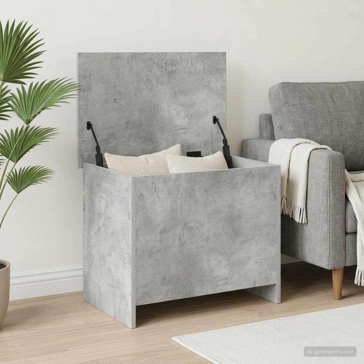 Baúl de almacenamiento Gris Hormigón