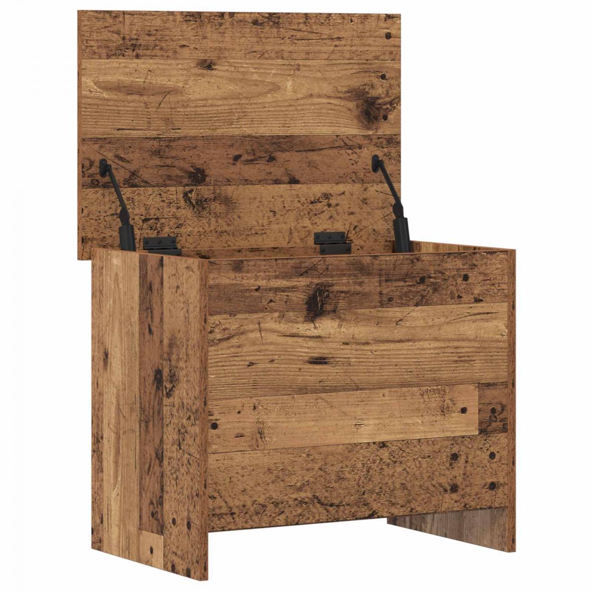 Baúl de almacenamiento Madera envejecida