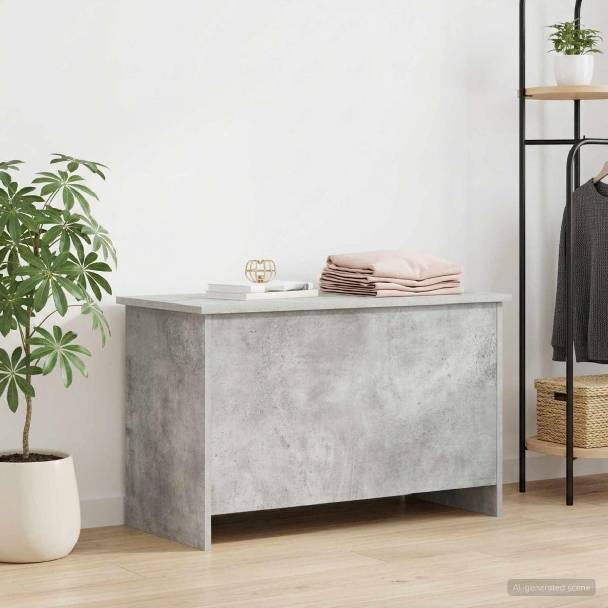 Baúl de almacenamiento Gris Hormigón