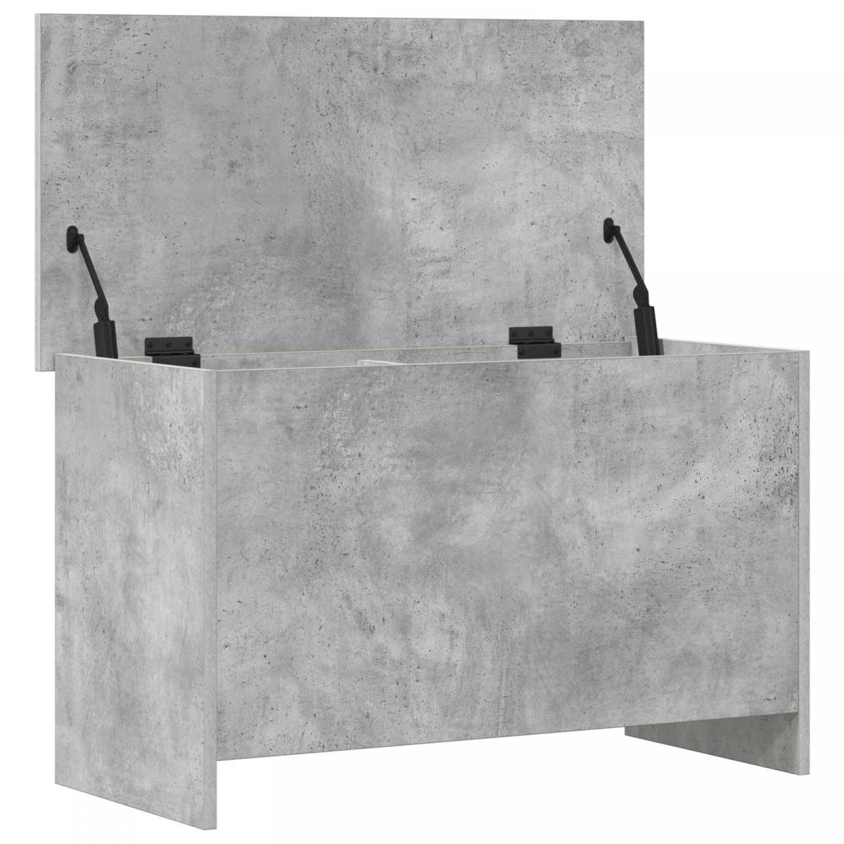 Baúl de almacenamiento Gris Hormigón