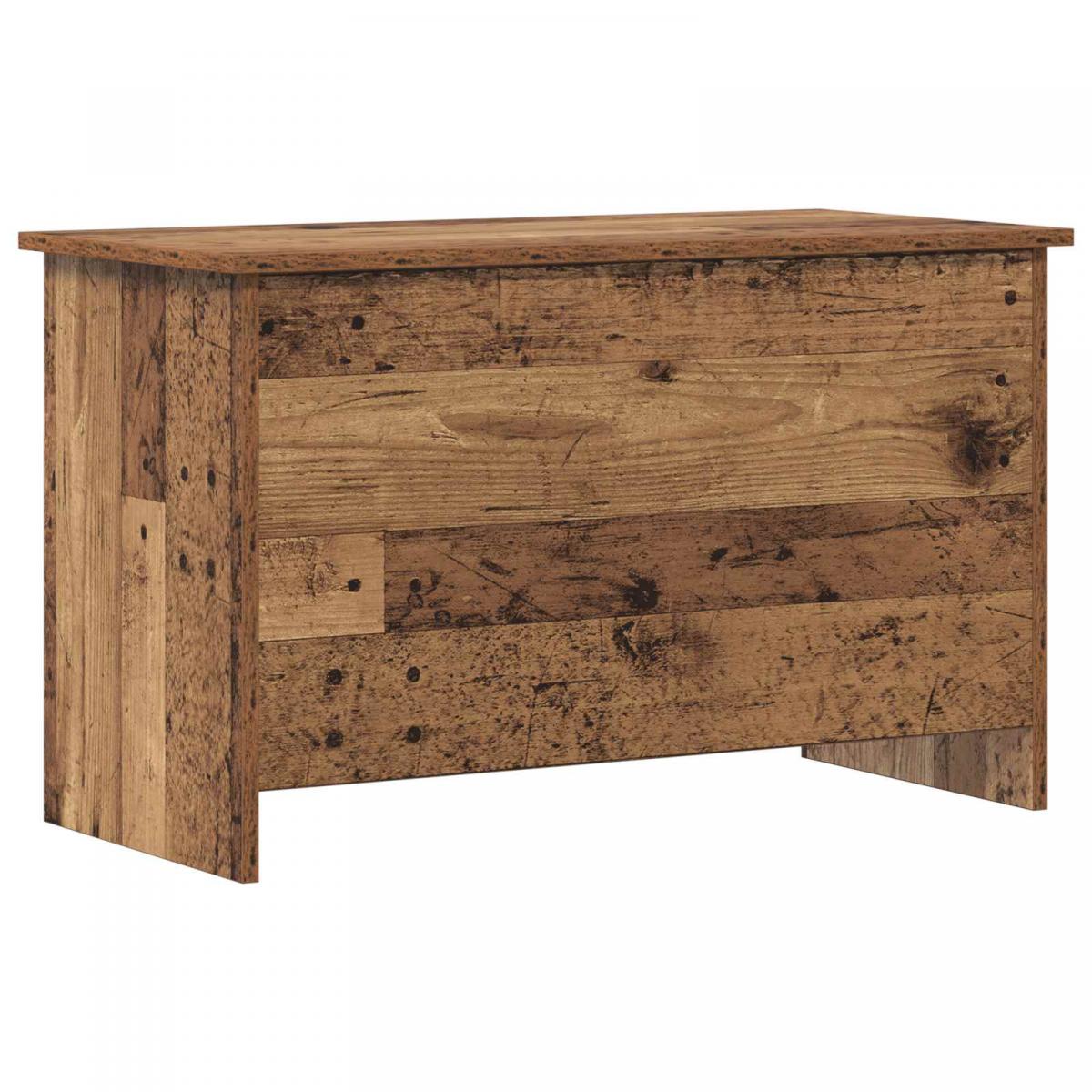 Baúl de almacenamiento Madera envejecida