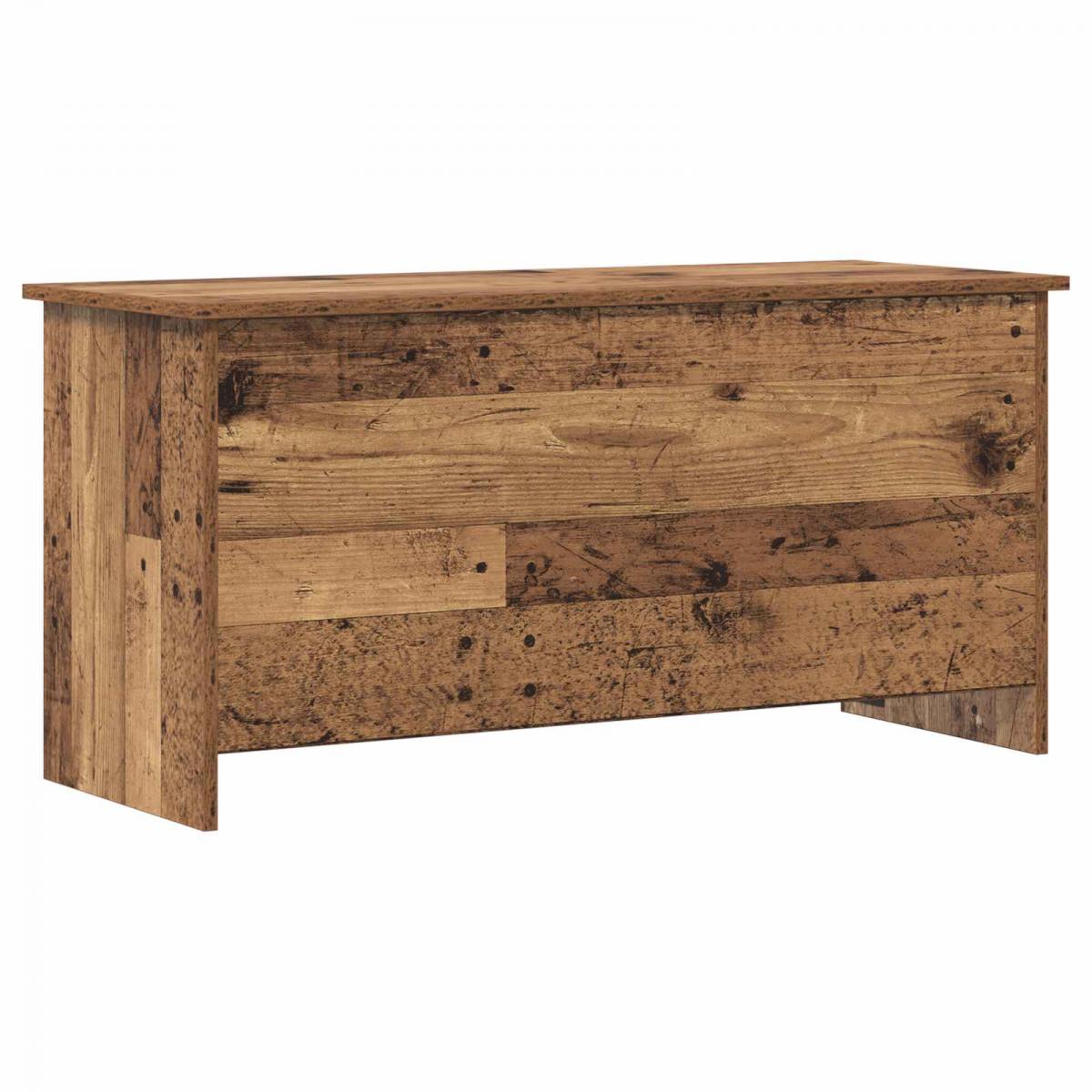 Baúl de almacenamiento Madera envejecida