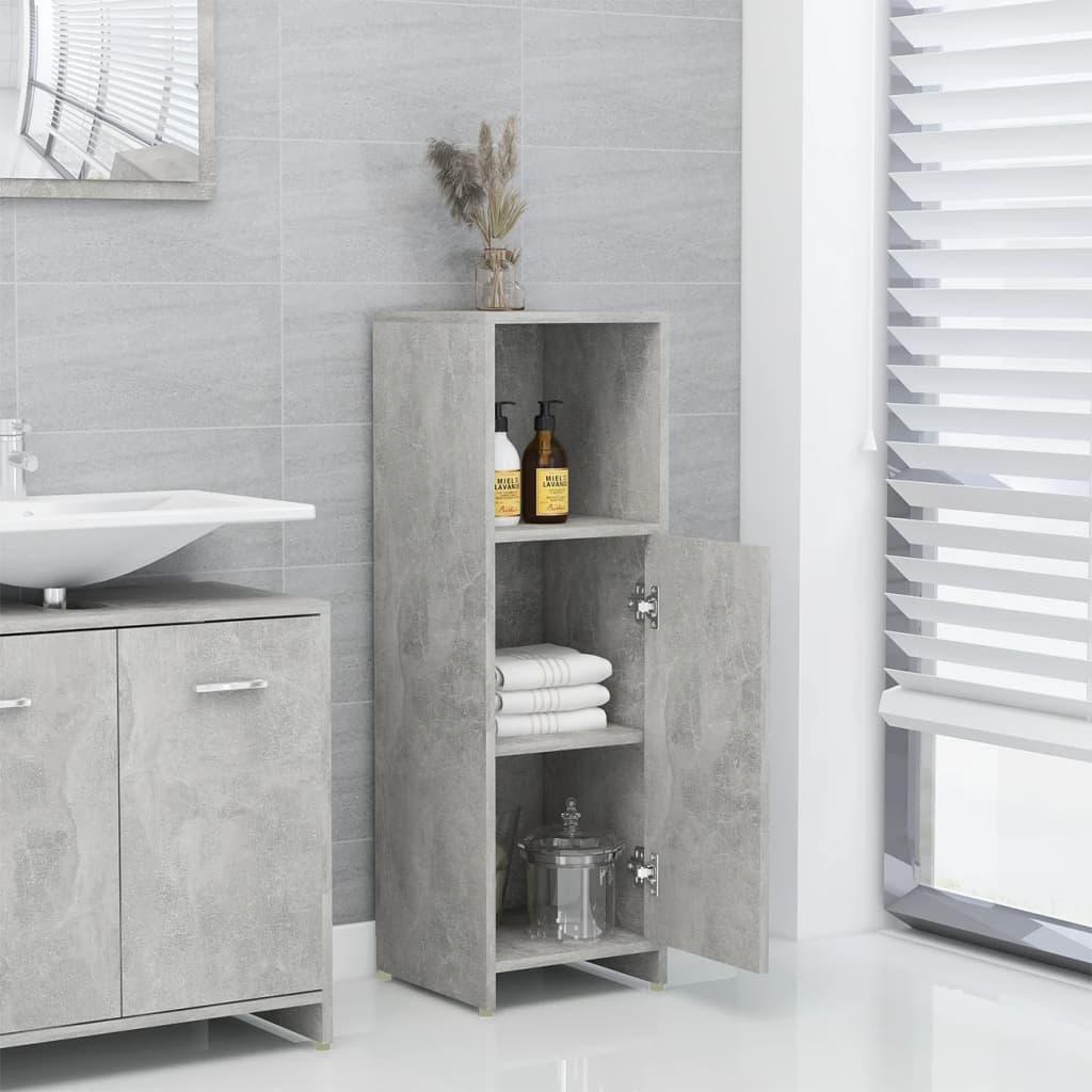 Armario de baño madera contrachapada hormigón