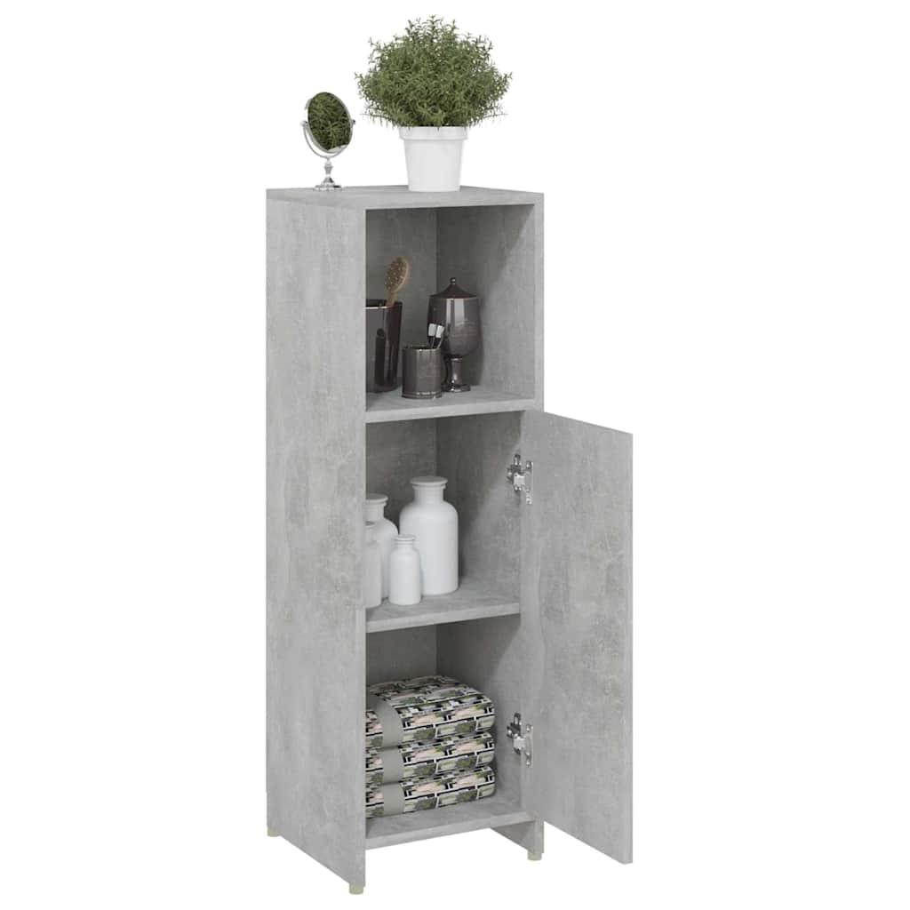 Armario de baño madera contrachapada hormigón