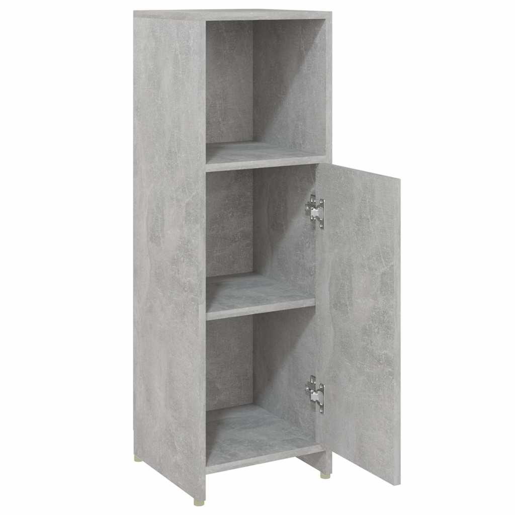 Armario de baño madera contrachapada hormigón