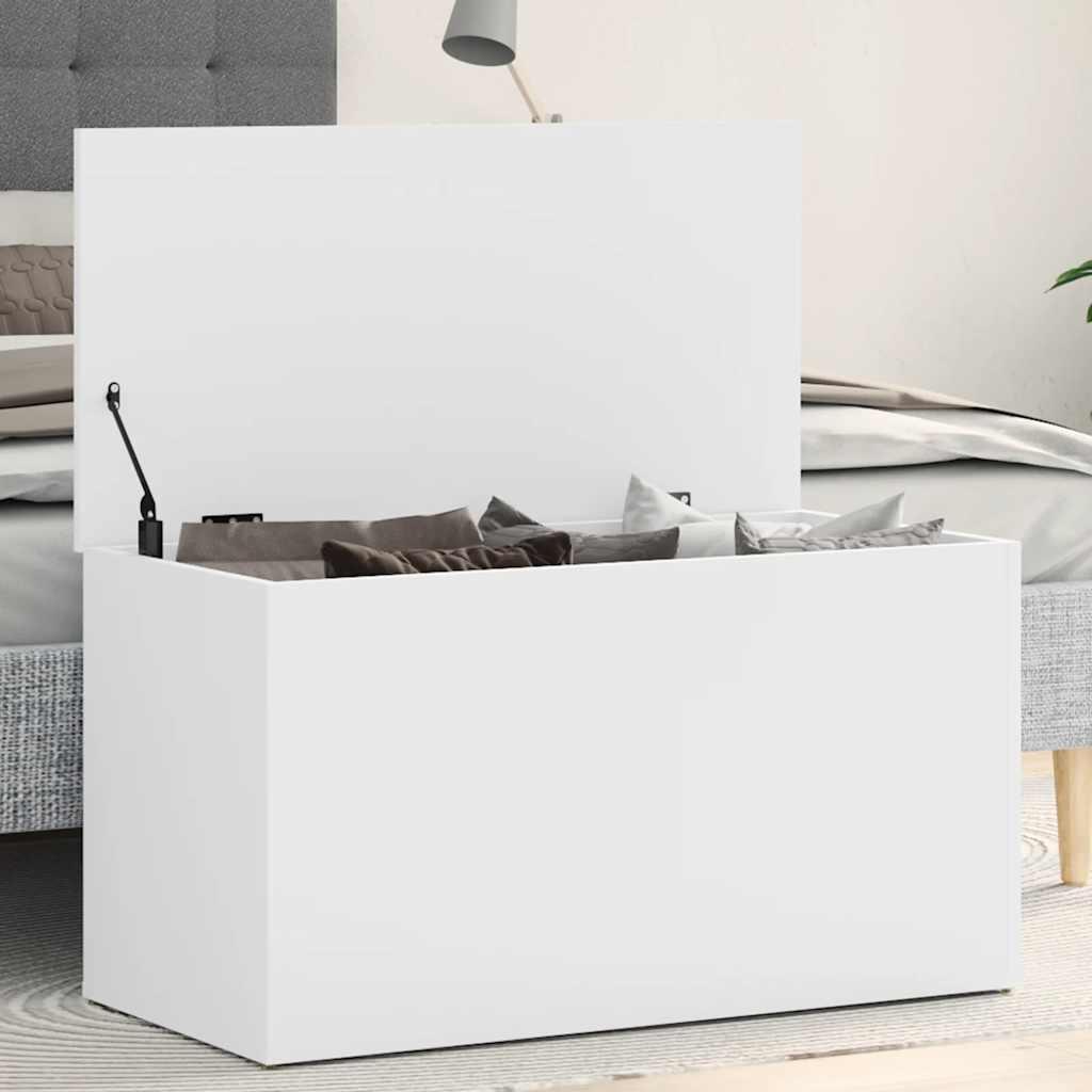 Baúl de almacenamiento madera contrachapada 84x42x46 cm